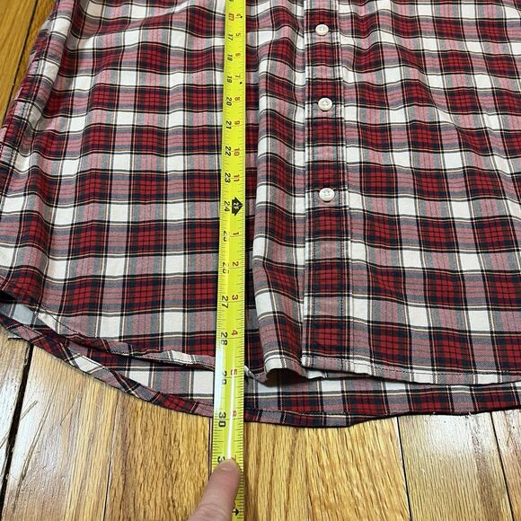 Denim & Supply Lot of 2 Mens Large Plaid ButtonDown Shirt Ralph Lauren Green Red - Picture 11 of 15